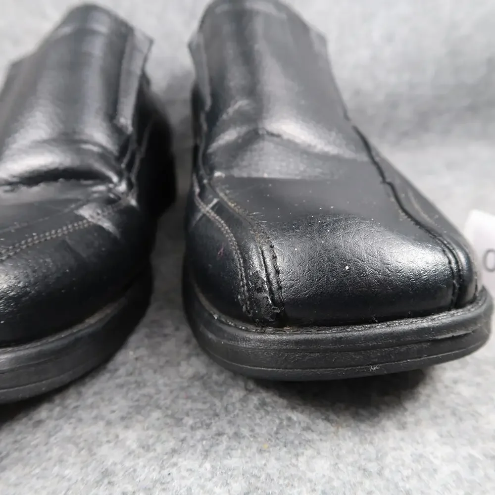 Deer Stags Shoes Mens 9.5 Dress Loafer Slip On Classic Black Career Casual Jerry